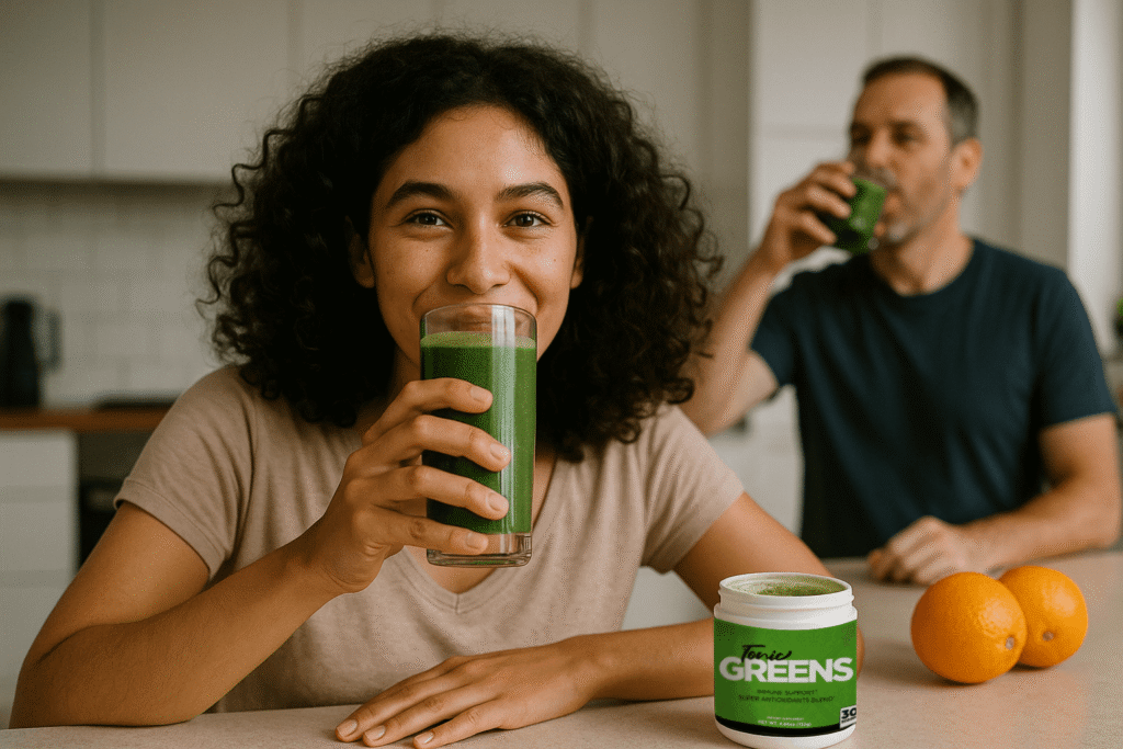 couple using tonicgreens